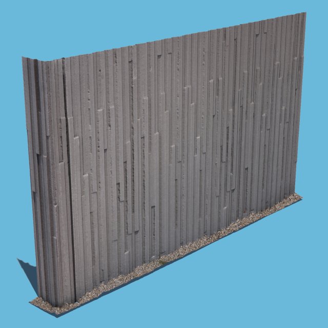 geometric wall Model 3D .c4d .max .obj .3ds .fbx .stl .blend 