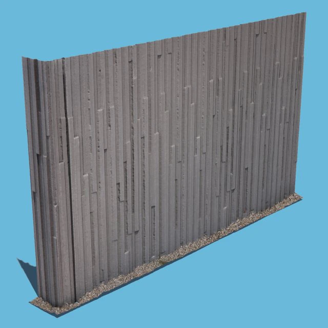 geometric wall 3D Model .c4d .max .obj .3ds .fbx .stl .blend 