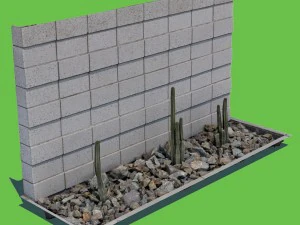 planter wall 3D Model
