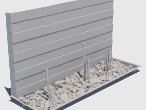 planter wall 3D Model