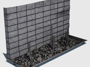 planter wall 3D Model