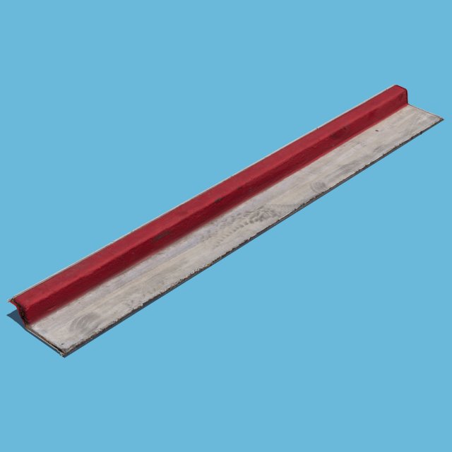 another red curb 3Dモデル .c4d .max .obj .3ds .fbx .stl .blend 
