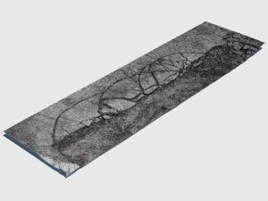 沥青断裂 3D 模型