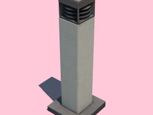 bollard light 3D Model