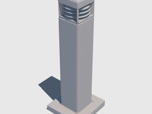 bollard light Modelo 3D