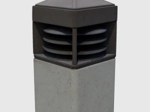 बोलार्ड प्रकाश 3D मॉडल