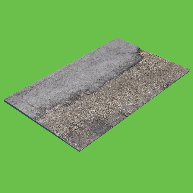 asphalt gravel 3D 모델 .c4d .max .obj .3ds .fbx .stl .blend 
