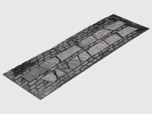 brick crosswalk 3D Model