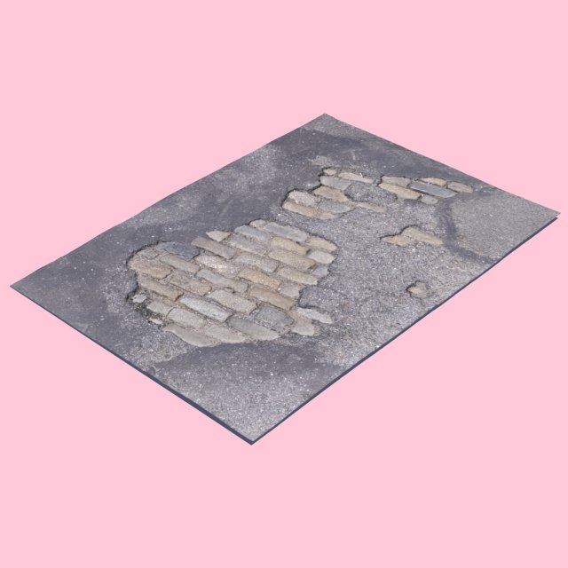 brick patch 3D Model .c4d .max .obj .3ds .fbx .stl .blend 