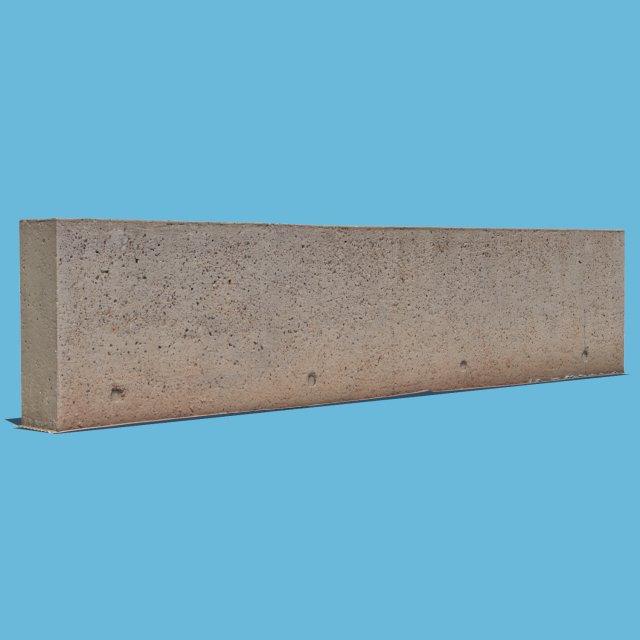 concrete wall Modelo 3D .c4d .max .obj .3ds .fbx .stl .blend