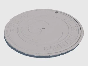 sanitary manhole cover 3D Model