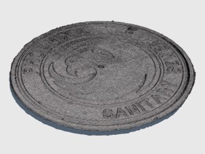 sanitary manhole cover Modelo 3D