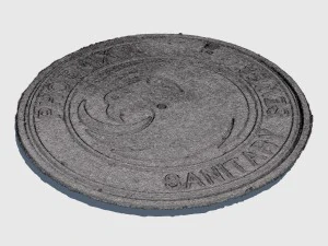 sanitary manhole cover 3D Model