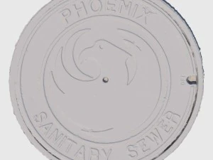sanitary manhole cover 3D Model