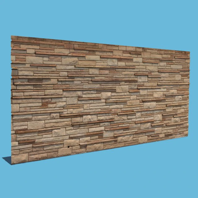 new brick wall 3D Model .c4d .max .obj .3ds .fbx .stl .blend 