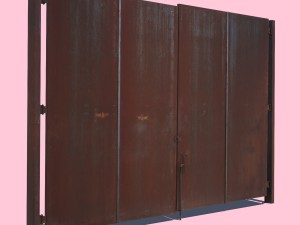 rusty metal door 3D Model