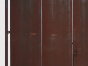 rusty metal door 3D Model