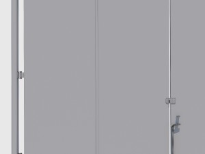 rusty metal door Modelo 3D
