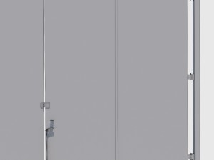 rusty metal door Modelo 3D
