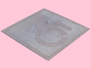 concrete handicap space 3D Model