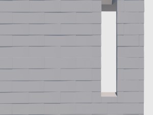 metal tiled wall Model 3D