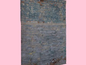 멋진 벽돌 벽 3D 모델