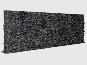 gray stone wall 3D Model