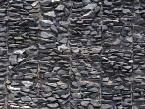 gray stone wall Modelo 3D
