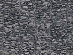 gray stone wall Modelo 3D