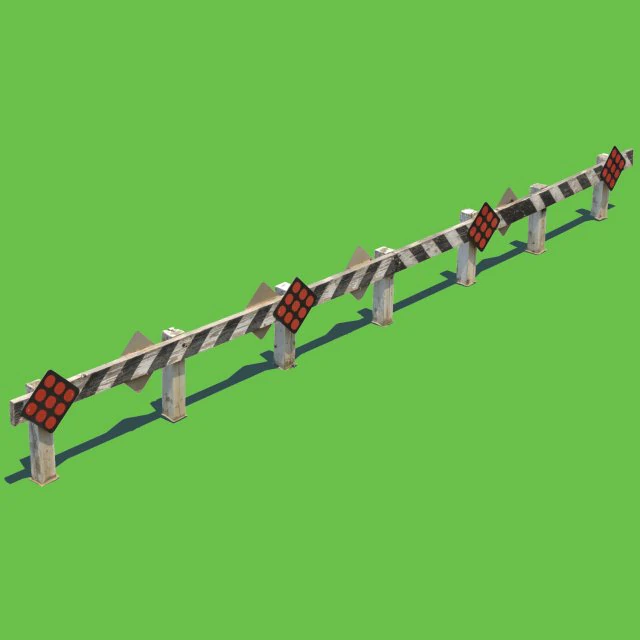 penanda jalan akhir Model 3D .c4d .max .obj .3ds .fbx .stl .blend 