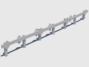 end road marker 3D Model