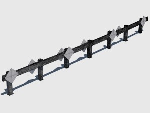end road marker 3D Model