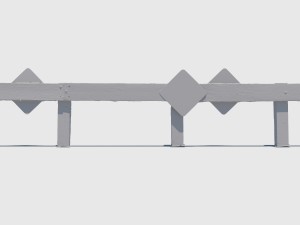 end road marker 3D Model