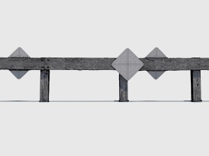 end road marker 3D Model