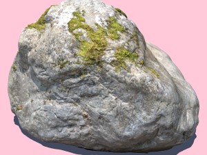 elisabeth moss rock 3D Model