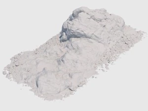billy ocean rock 3D Model