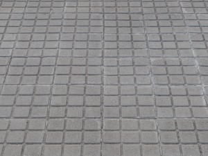 square tiled sidewalk 3D 모델