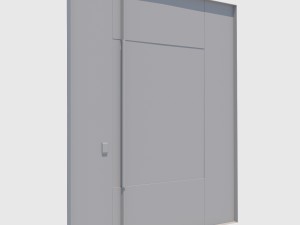 square metal door 3Dモデル