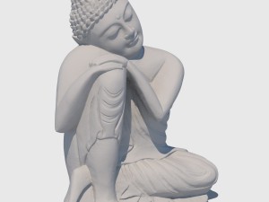resting buddha Model 3D