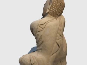 휴식 부처님 3D 모델