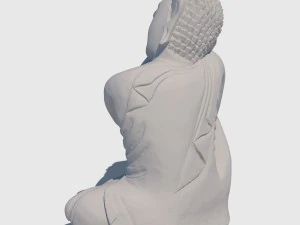 휴식 부처님 3D 모델