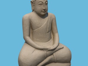 stone buddha 3D Модель