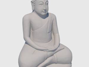stone buddha 3D 模型