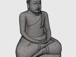 stone buddha 3D 模型