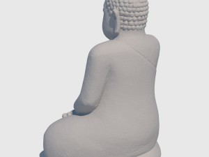 stone buddha 3D 模型