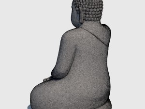 stone buddha 3D 模型
