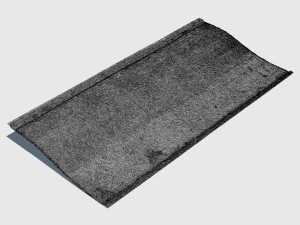 bordillo rojo liso Modelo 3D