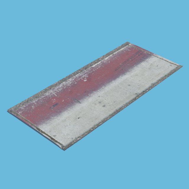 red concrete section Modelo 3D .c4d .max .obj .3ds .fbx .stl .blend 