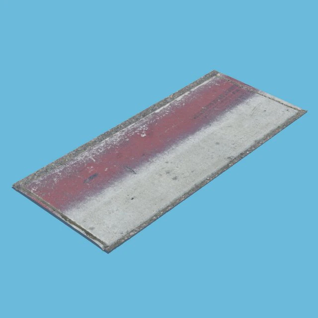 red concrete section 3D Model .c4d .max .obj .3ds .fbx .stl .blend