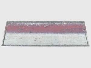red concrete section 3D Model